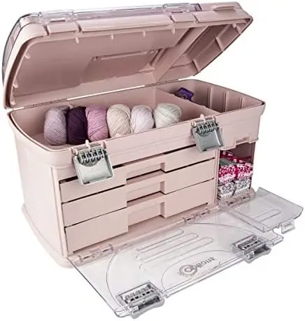 

Органайзер с 3 ящиками и 2 контейнерами для хранения – для рукоделия, шитья, украшений и многого другого