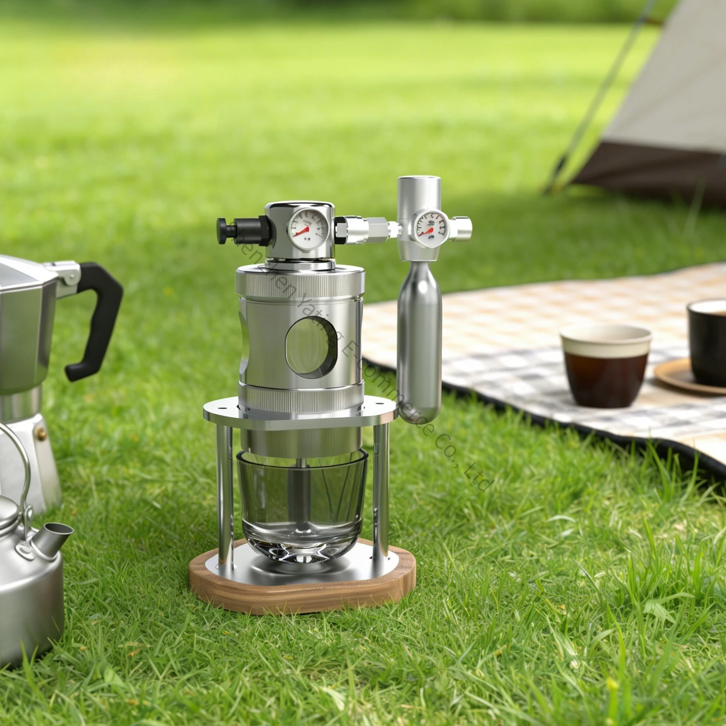 Micro Pneumatic Coffee Maker Small Portable Outdoor Home Office Espresso Machine