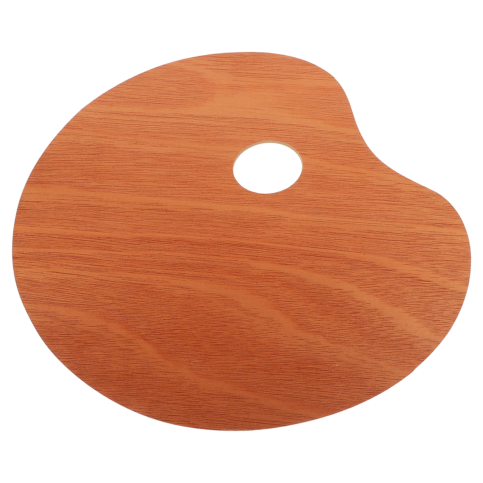 

Vintage Wooden Painting Palette 25X30Cm Oval Oil Acrylic Watercolor Color Mixing Tray Artist Student Travel Paint Holder Durable