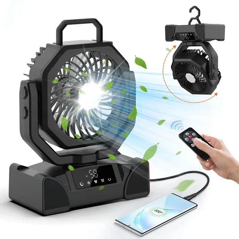 usb-charging-outdoor-camping-fan-with-hook-large-capacity-long-lasting-lithium-battery-strong-wind-night-light-abs-material