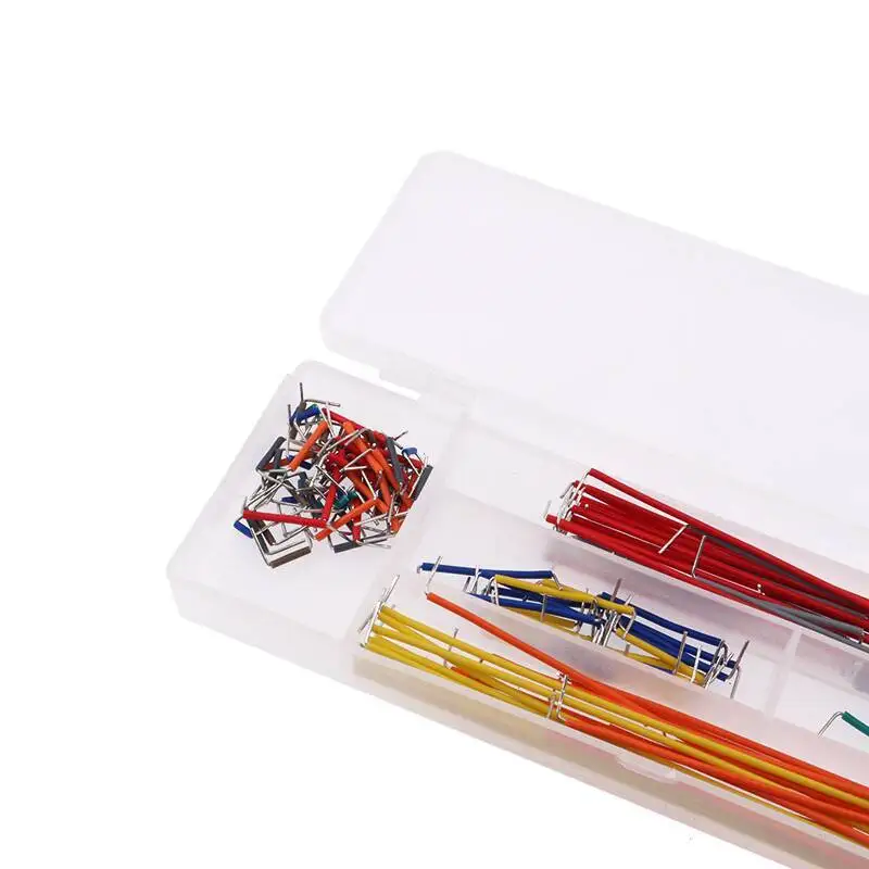1 Box Breadboard-Draht, 140 Streifen, Verbindungsleiter in Box, elektronischer Jumper – Detail 1