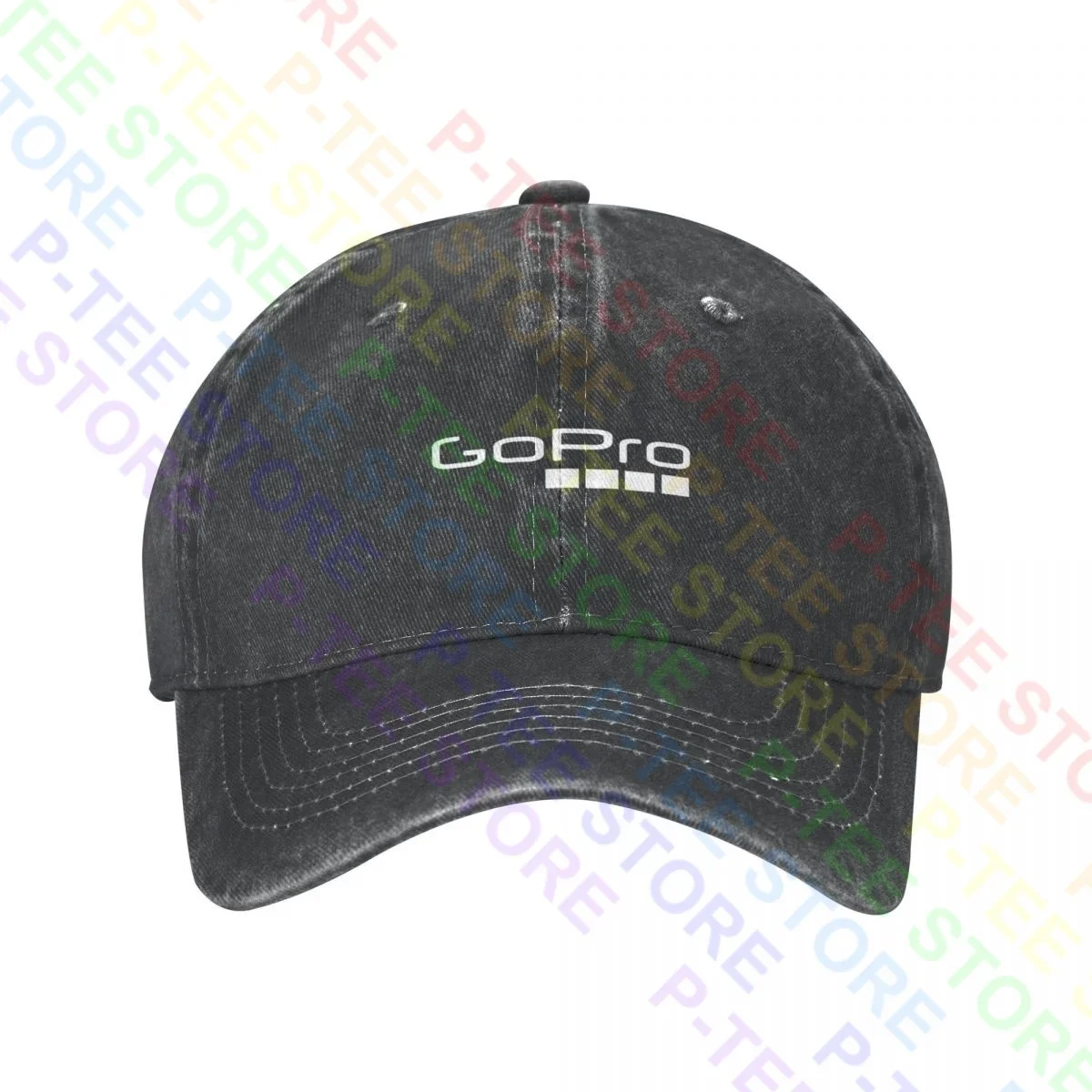 

Gopro Go Pro Action Camera Logo Washed Denim Baseball Cap Trucker Hats Casual Hot Selling