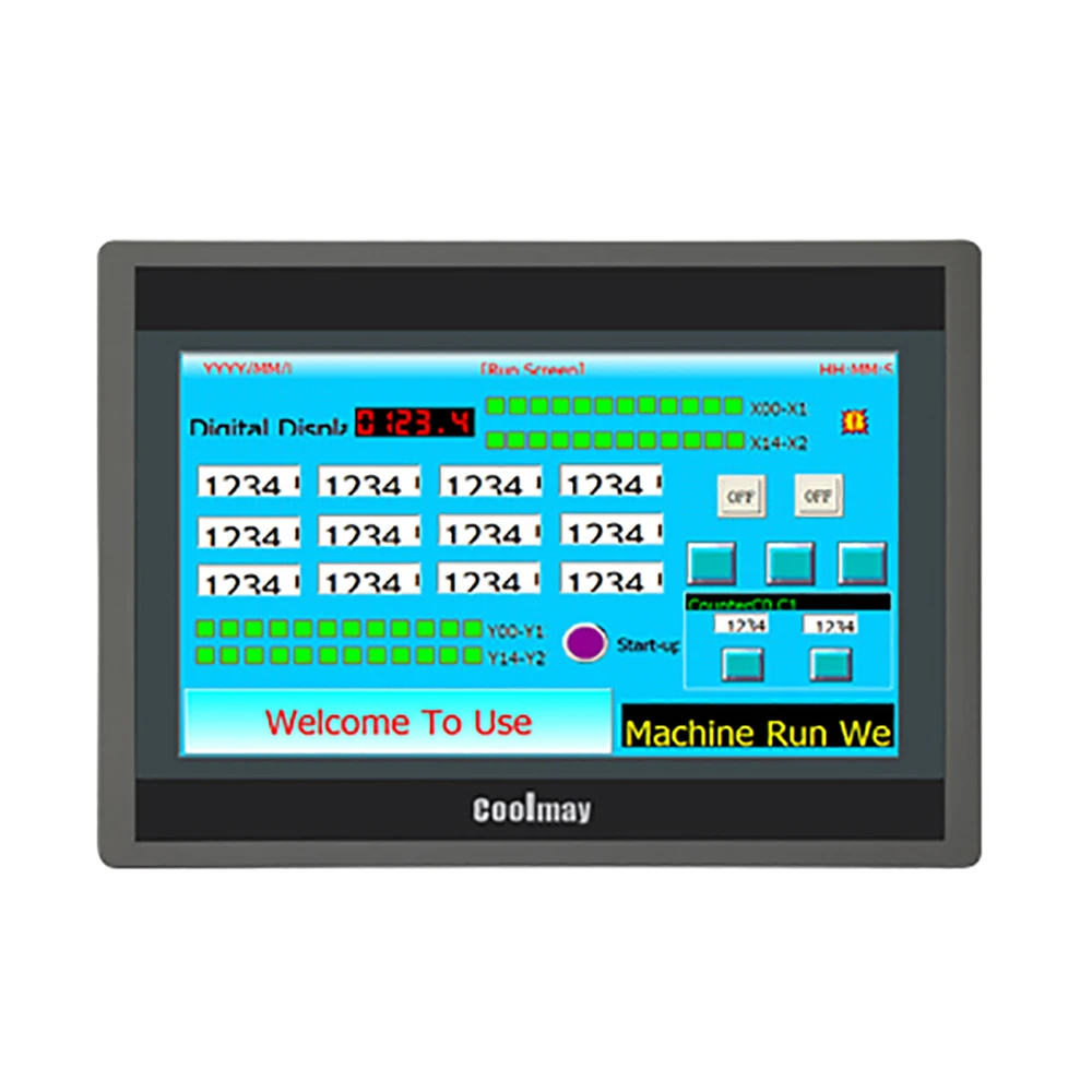 Coolmay 10 Inch TK Series Hmi TK6100FH WIFI Human Machine Interface Display Display Screen Supports Many Communication Protocols