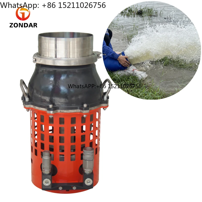 600m3/H Submersible Hydraulic Hand Water Pumps Large Flow Portable Hydraulic Submersible Pump