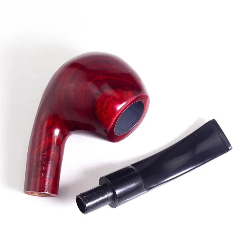 

New Classic Creative Red Sandalwood Pipe Set Accessories Filter Solid Wood Dry Pipe Smoking Craft