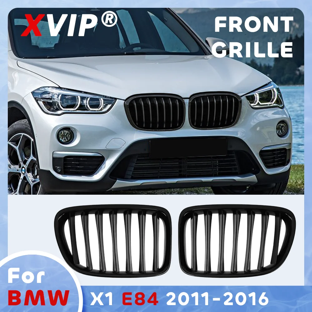 

XVIP Glossy Black Single Line Style Front Bumper Grille For BMW X1 E84 2011-2016