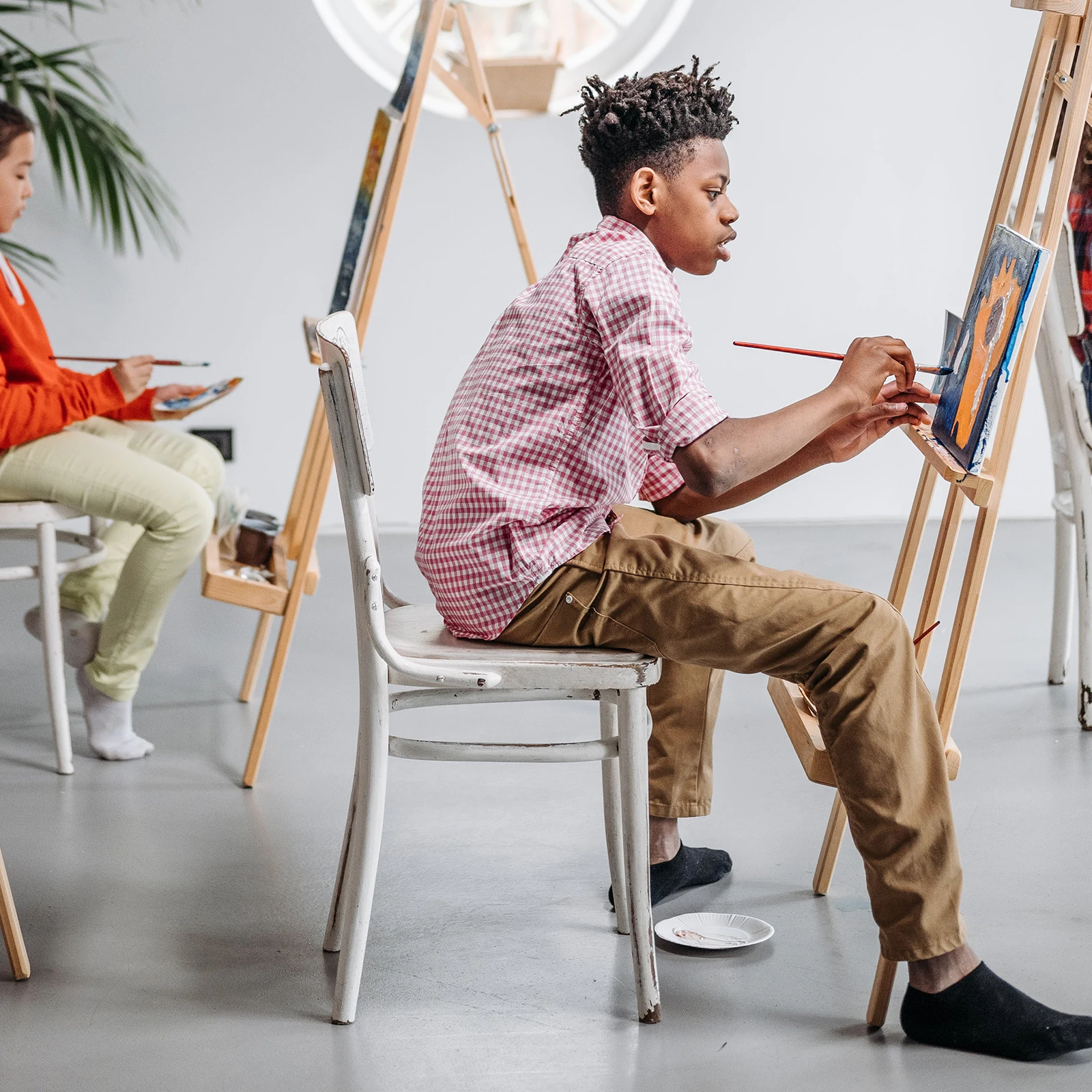 Artist Drawing Bag Waterproof Art Portfolio Case Sturdy Lightweight Drawing Board Holder for Sketching Painting Supplies Storage