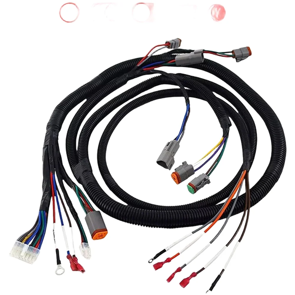 1 Piece Control Wiring Harness 102196601 Black ABS For Golf Cart Controller #1510A-5251 Replacement Cable