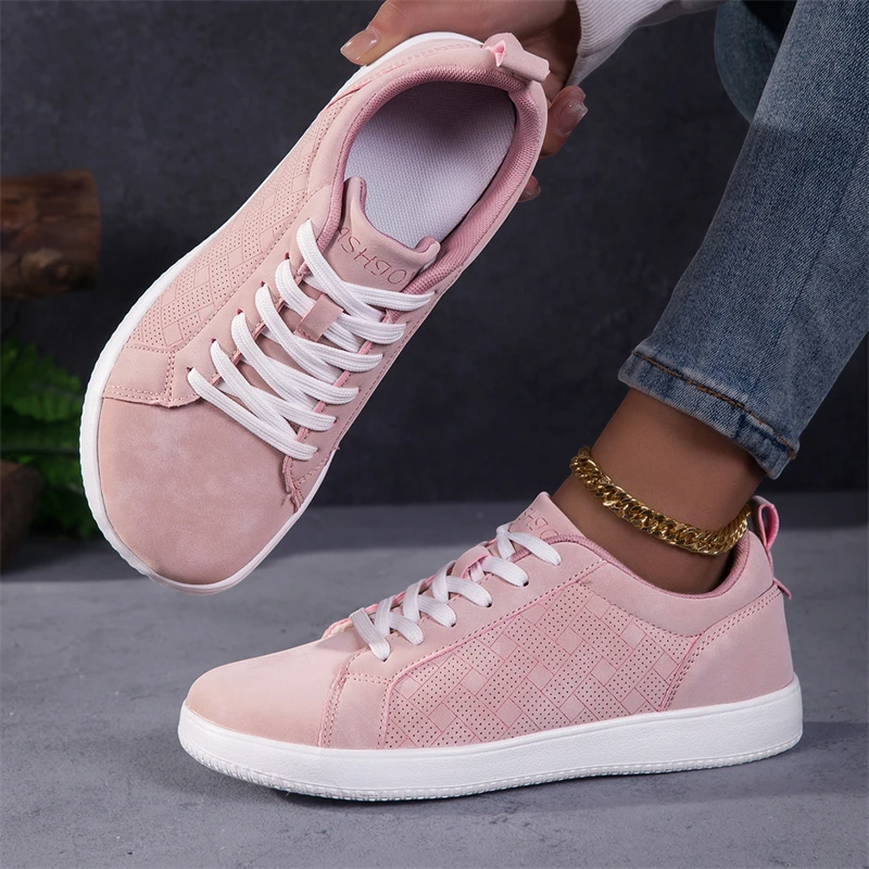 

Pink Women's Walking Shoes Comfy Wide Toe Barefoot Sneakers For Women Flat Sneakers Non-slip Casual Sports Shoes Women Trainers