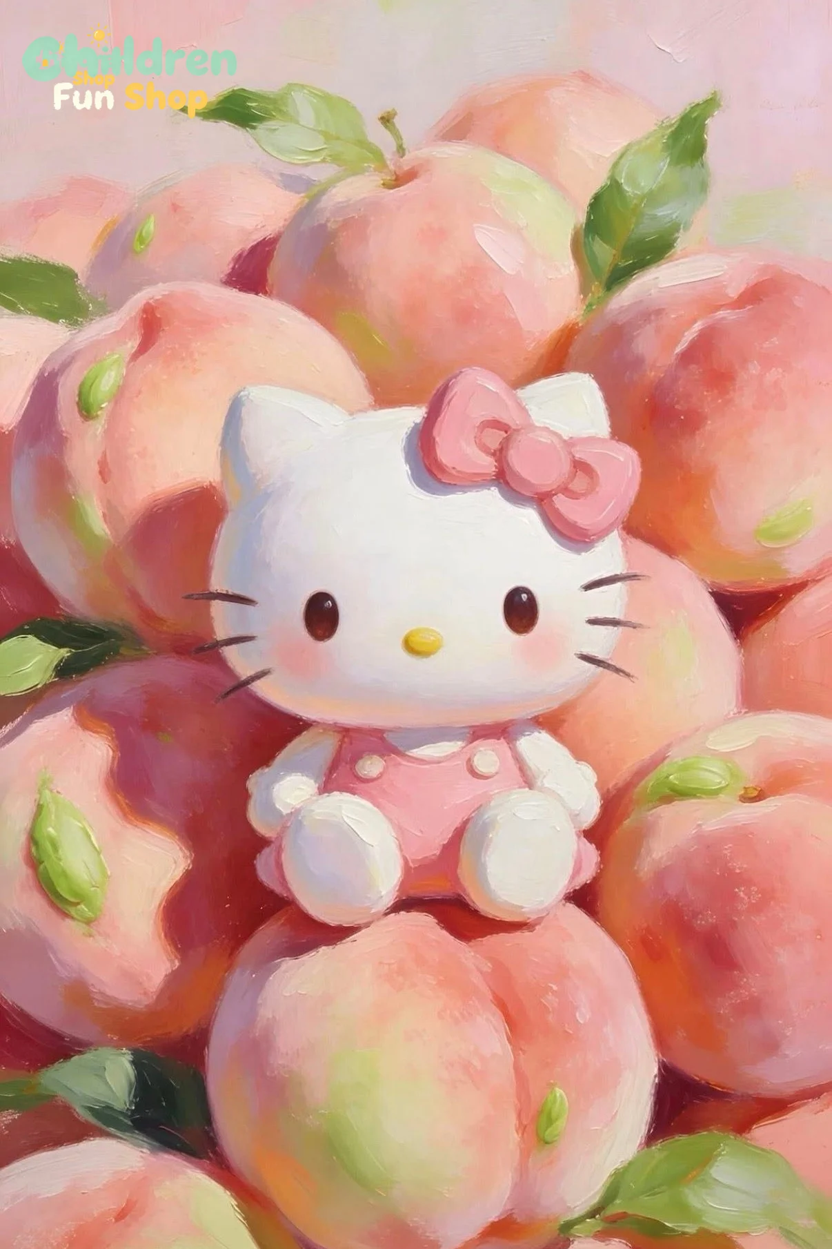VIVID GEM 5D DIY Sanrio Hello Kitty My Melody Diamond Painting Full Drill Cherry Blossom Fruit Mosaic Home GiftNo FrameNo Fram