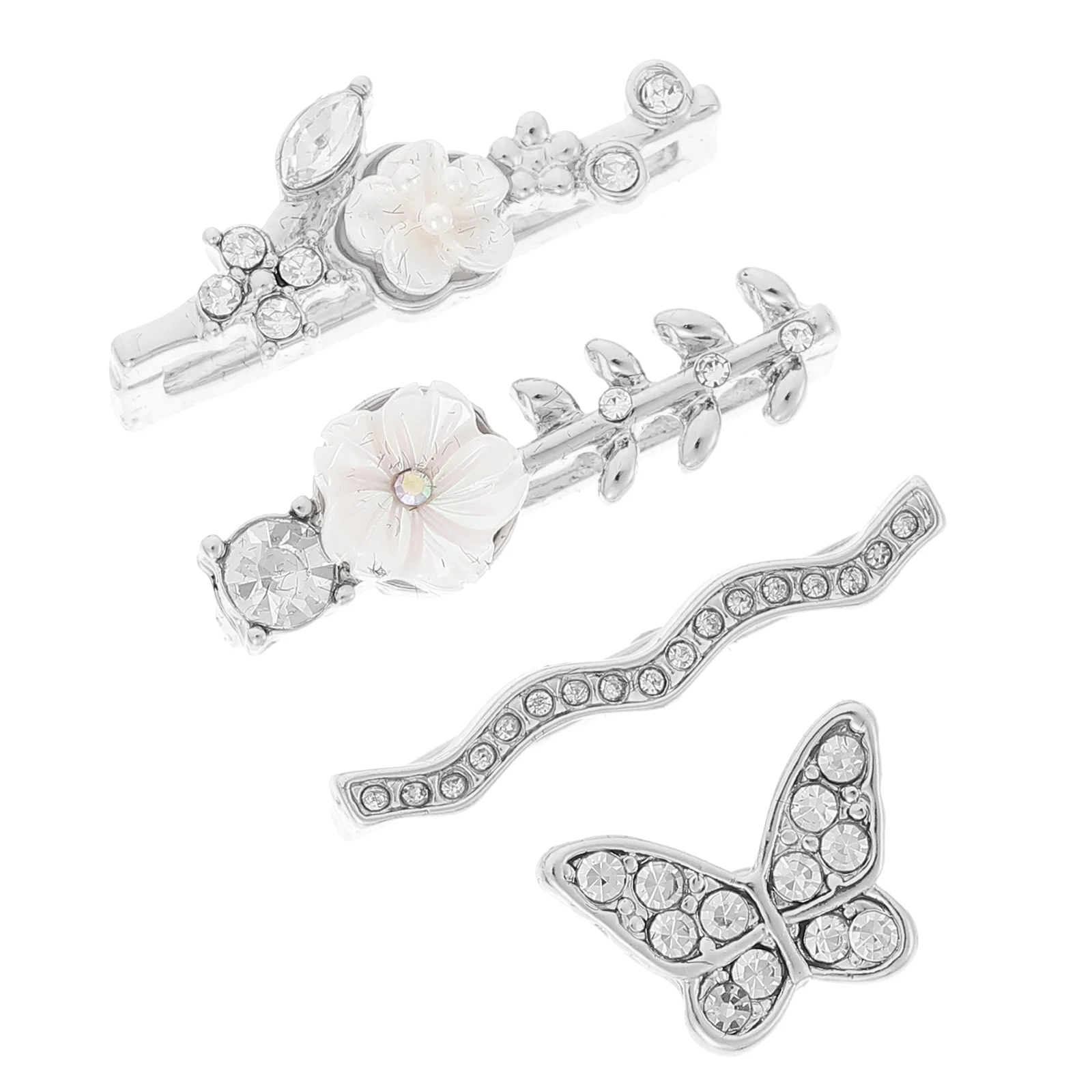 4 قطع من غطاء الساعة، حلقة زخرفية، ساعات ذكية، حلقات ساعة ذكية، ديكورات فضية