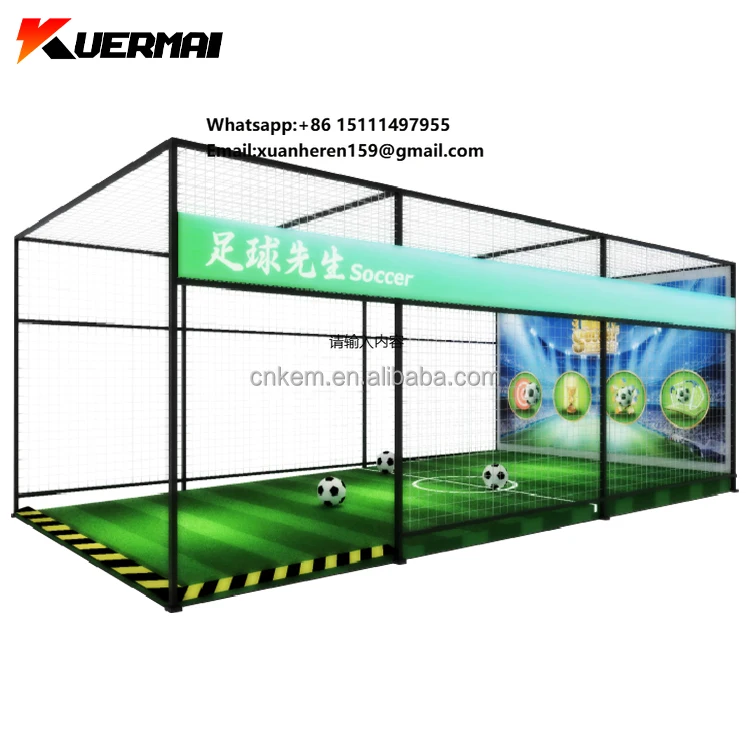 Interactive Game Soccer goal Sports Game Floor Projection AR Interactive Soccer Simulator
