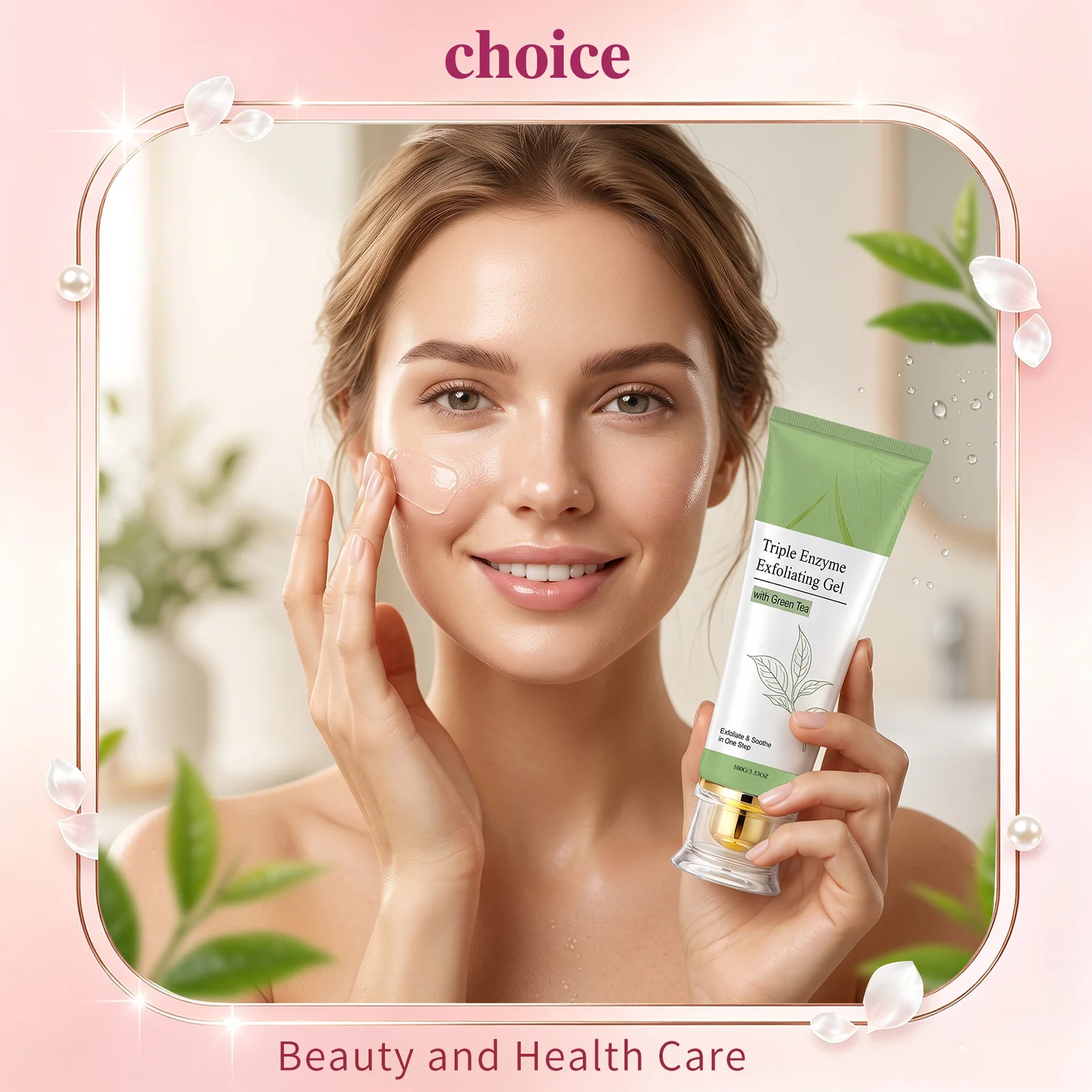 Aha Bha Exfoliant - Gel Esfoliante al Tè Verde per