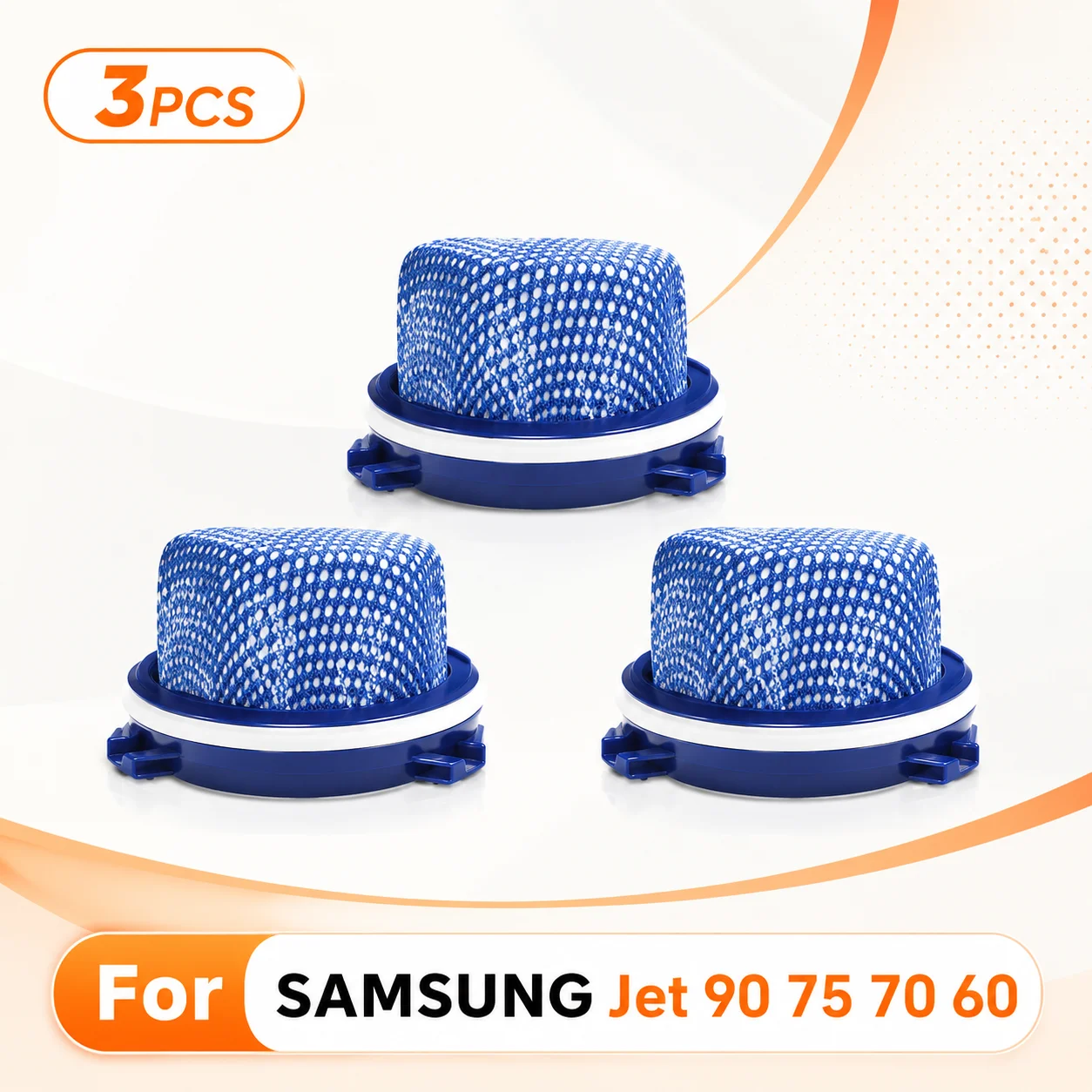 Fit For SAMSUNG Jet 90 75 70 60 VS9000RL DJ97-02649A Vacuum Cleaner Spare Parts Washable Micro Filter  Replacement Accessories