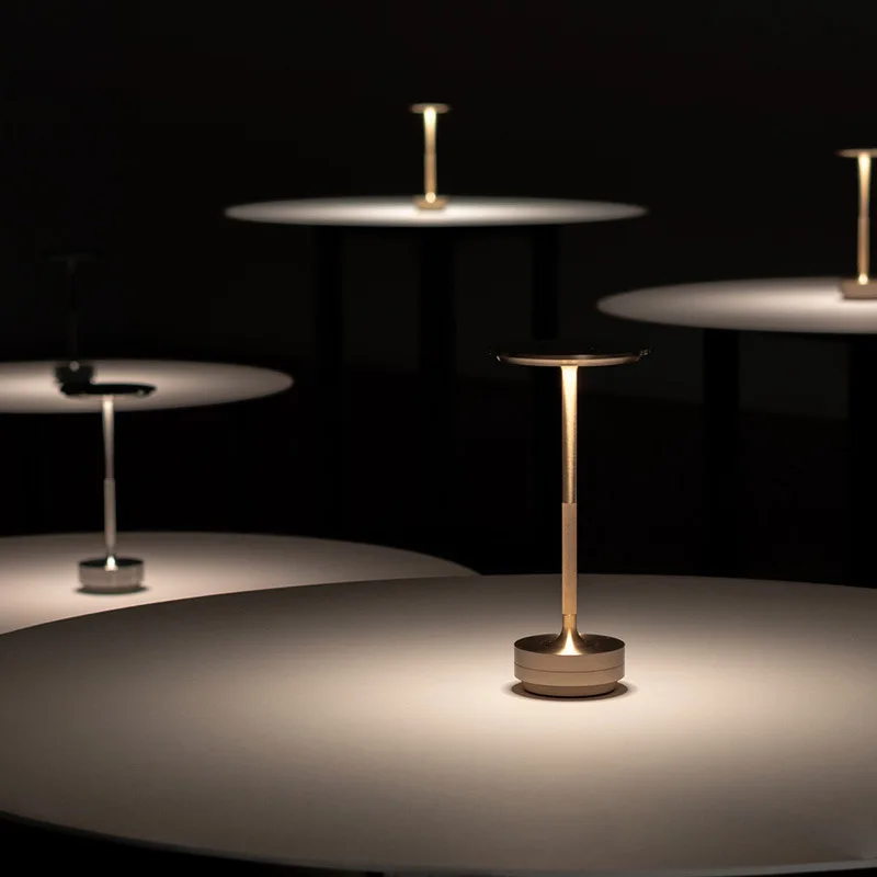 

ODM Restaurant Cafe Bedside Portable Battery Rechargeable Cordless Touch Control Dimmable LED Desk Lamp