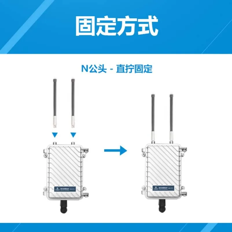 2.4G antenna 5.8g dual-band omnidirectional outdoor high-gain FRP wireless bridge wifi signal 8DB reception