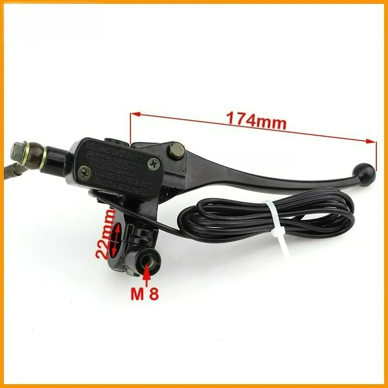 

Zza For 1pcs Electric Vehicle Accessories Front and Rear Brake Pumps Disc Brake Discs Front and Rear Disc Brake Calipers