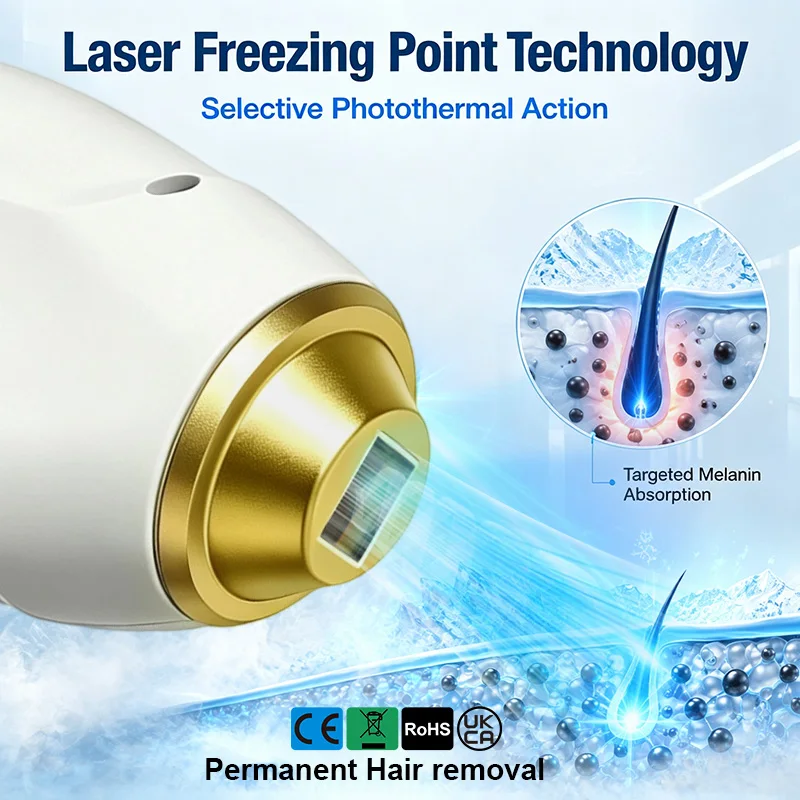 5 Wave Diode Laser Hair Removal Machine 5000W Painless Freezing Point CE 2Y Warranty Overseas Warehouse Shipping