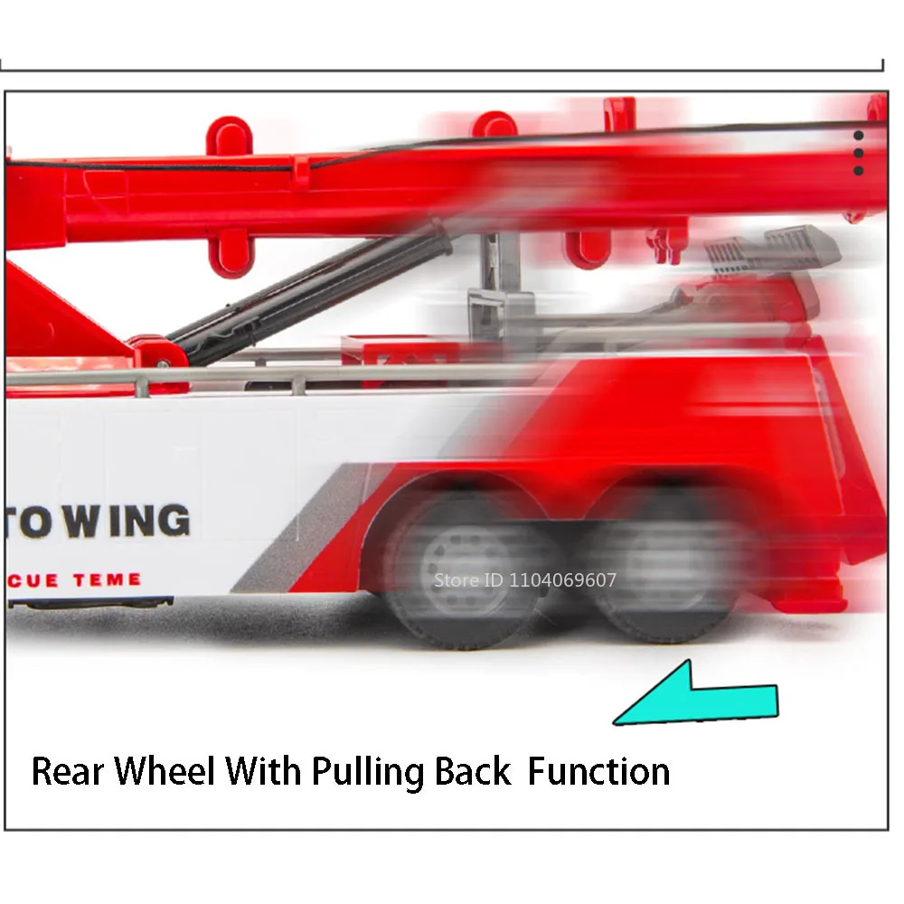 1:32 هوك مزدوج هام سيارة القمامة إعادة تدوير مركبة لعبة مجسمة التراجع الأبواب فتح نماذج المركبات الهندسية هدايا الاطفال