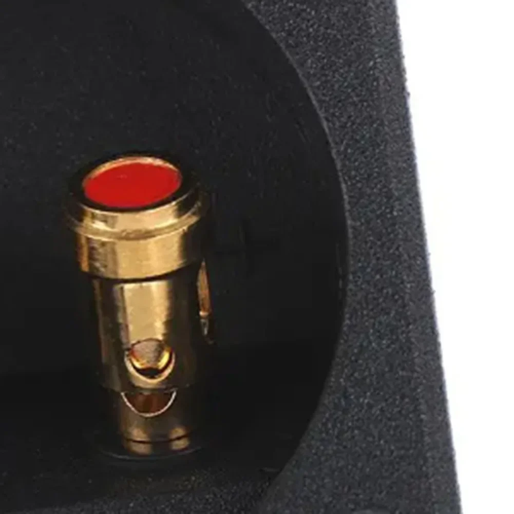 Subwoofer Plug Stereo Terminal Connector Box with Speaker Terminal Round Spring Cup for Superior Audio Performance