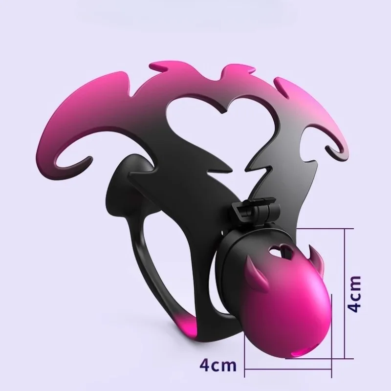 الشيطان القلب العفة قفص الجنس لعب الكبار سيسي مثلي الجنس الذكور SM CB قفل عبودية قفص الديك SM قابل للتعديل العفة جهاز المكونات الشرج