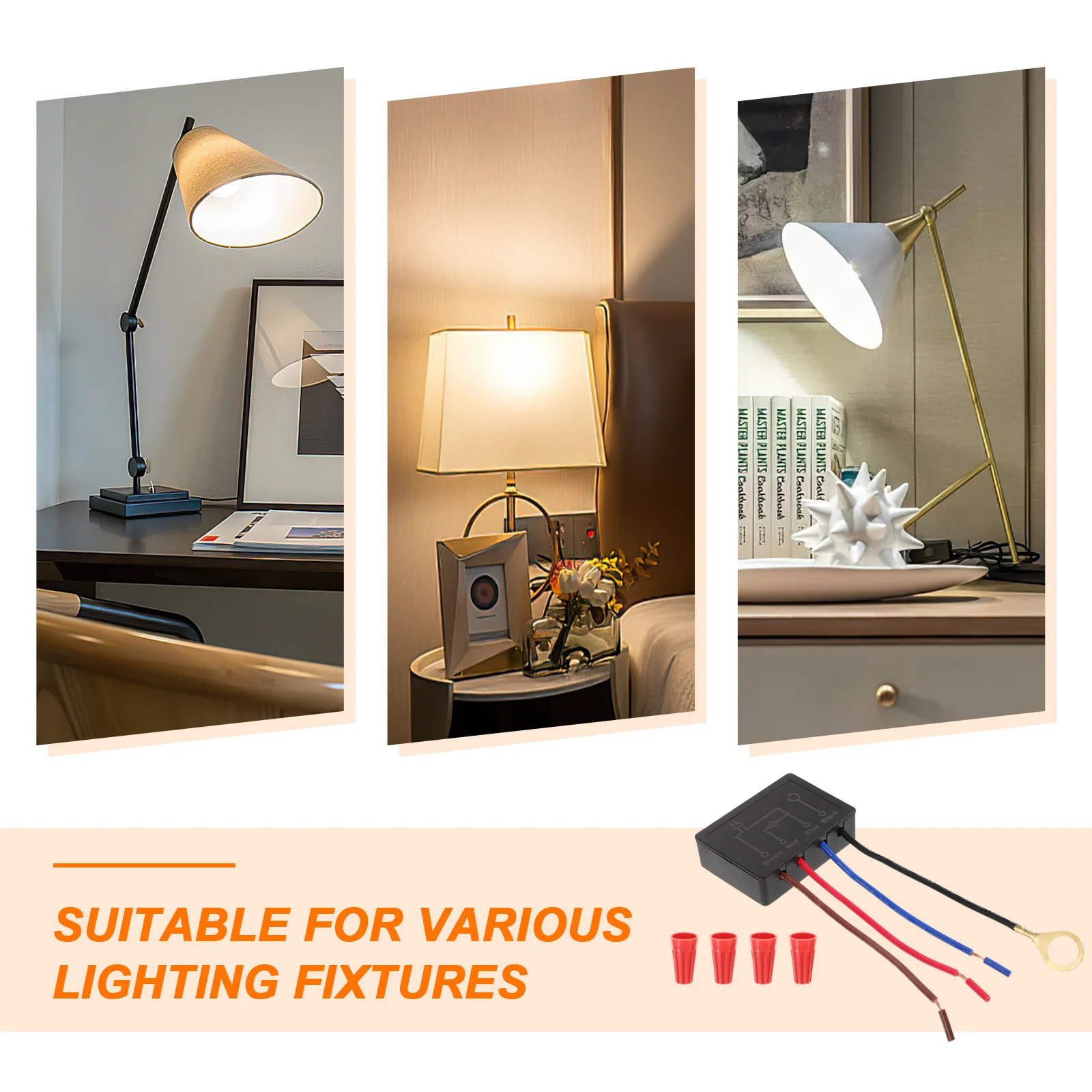 

1Set Touch Replacement 3 Way Touch Lamp Repair Kit Dimmer Control Module Adjustable Lighting Dimmer Control Module