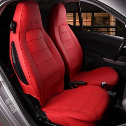 2004-2024 Car Leather Protection Seat Cover Full Wrap Cushion Interior Styling Accessories For Mercedes Smart 450 451 453 fortwo