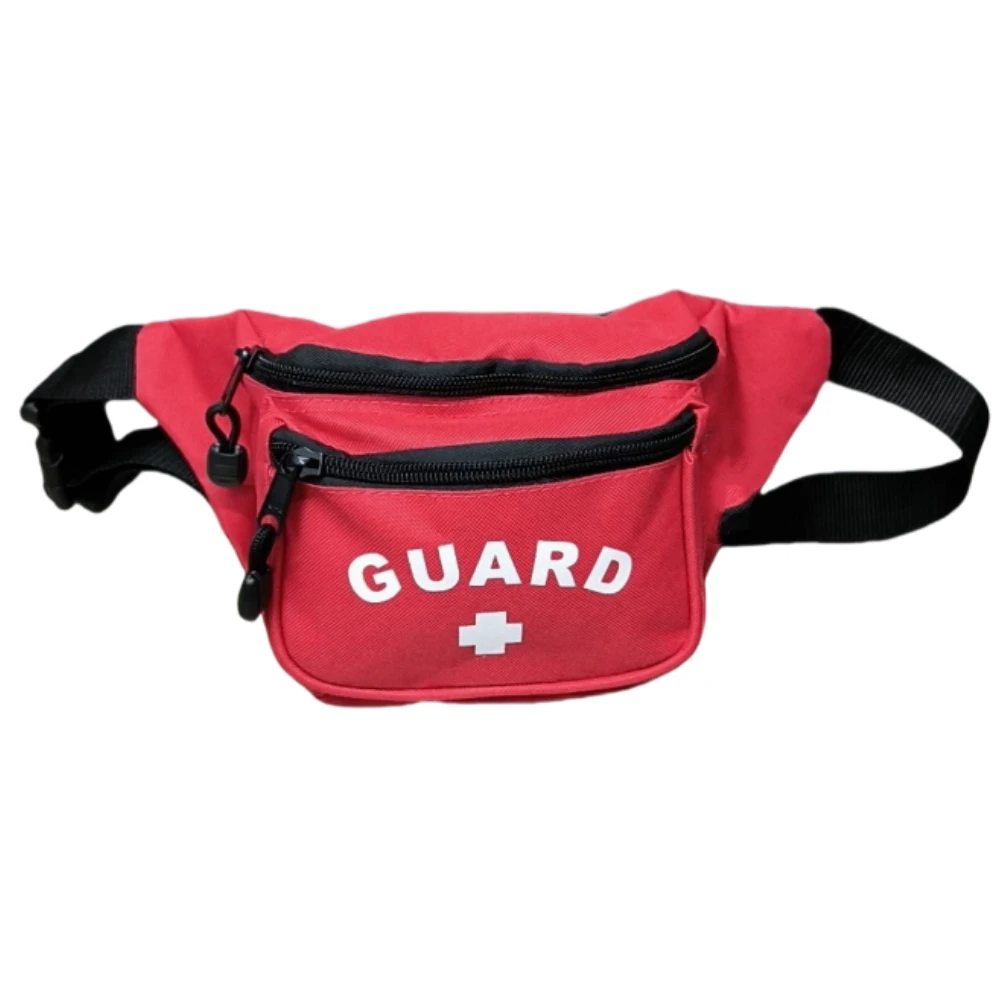 First Aid Fanny Pack Medical Storage Red Travel Rescue Waist Bag Empty Pouch Compact Survival Medicine Pocket Container