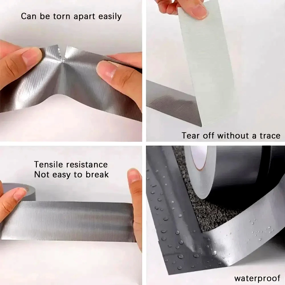 10/20 м супер клейкая тканевая клейкая лента для коврового пола, водонепроницаемая клейкая лента для ремонта труб, окон, ветрозащитная