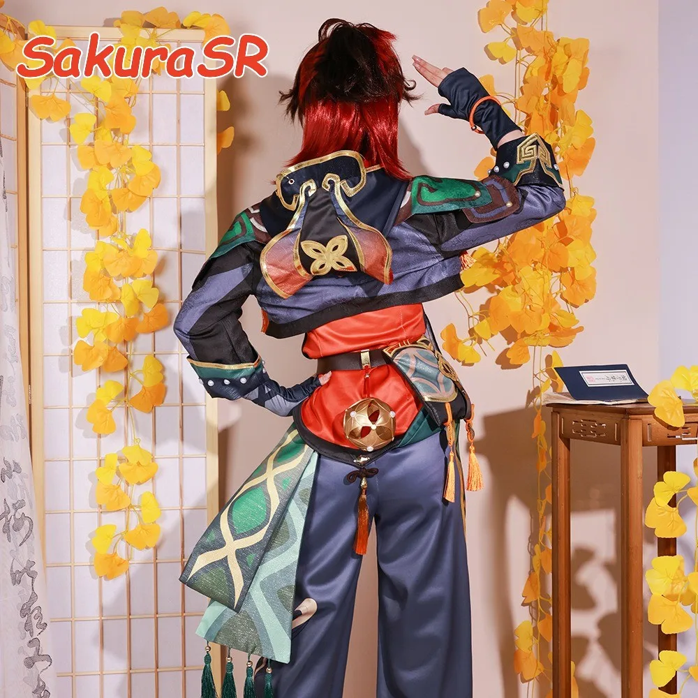 Gaming Cosplay Kostuumspel Genshin Impactgest XS-3XL Je Gamen Lichtgevende Kostuum Mannen Cosplay Gaming Pruik Plus Size