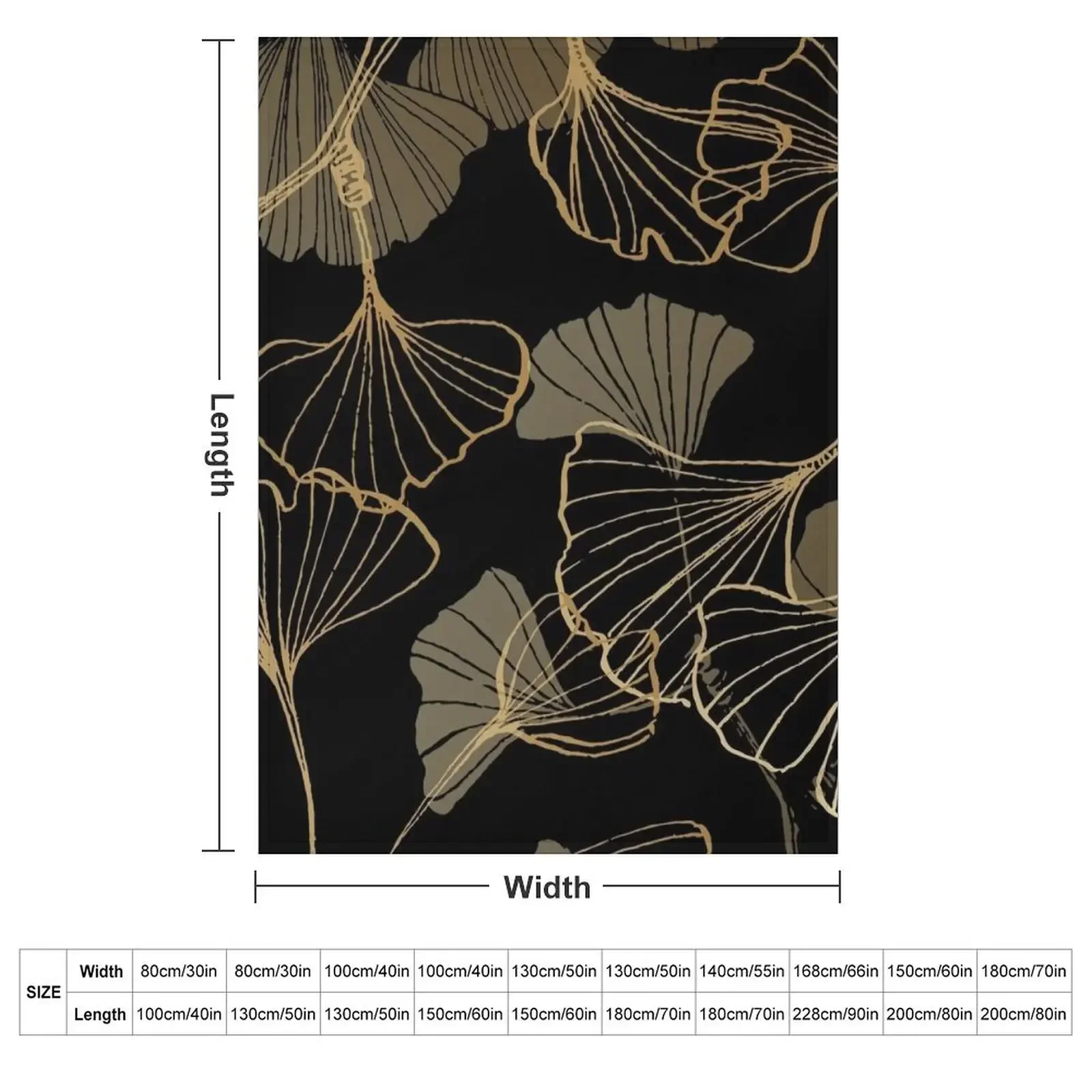 Ginkgo Throw Blanket Sofa Quilt Blankets Sofas Of Decoration Beautifuls blankets and throws Luxury Brand Polar Blankets