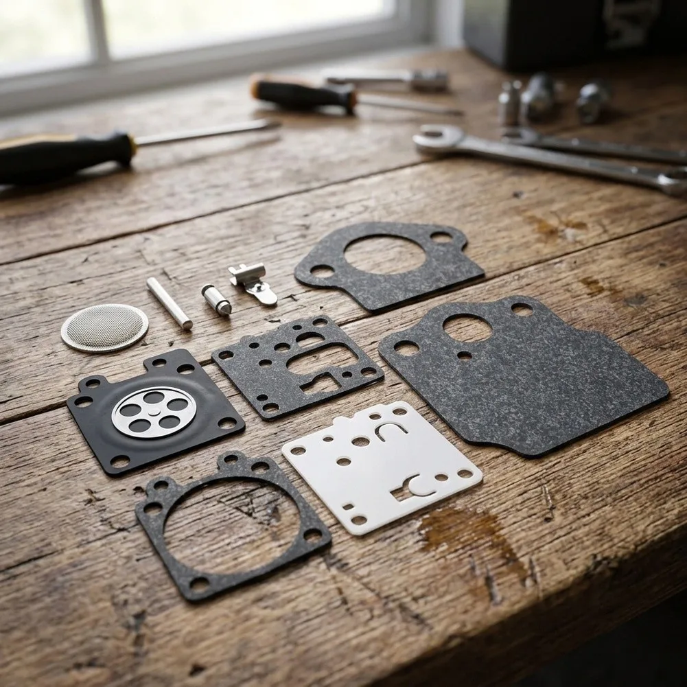 For Trimmer Carburetor for service Kit P003005940 for SRM-2620 PB-2620 SRM-3020 9-Item Gasket Rebuild Assembly
