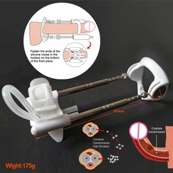 Male 3rd Penis Extender Edge Enlargement Stretcher Strap Tension Traction Correction Bending Dick Enlarger Sex Toys for Men 18+