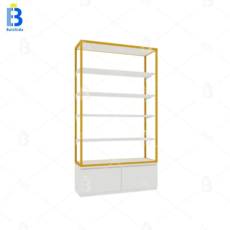 custom.Modern Baishida Customizable Clothing Iron Display Rack Lockers Bag Display Cabinet LED Lighting Factory Direct Sal
