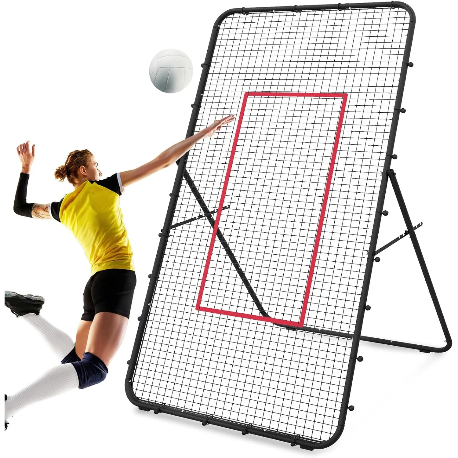 

Portable Outdoor Training Equipment Volleyball Football Baseball Tennis Rebound Net for Campus Practice