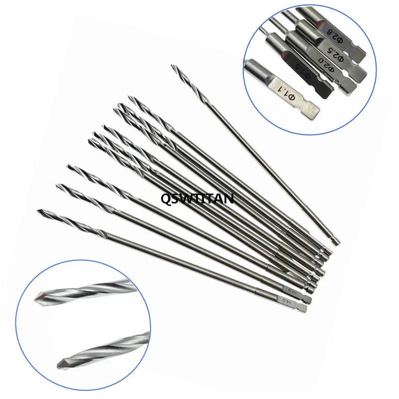 Bone AO Quick Coupling handle and AO drill bits Veterinary Orthopedic Surgical Instrument