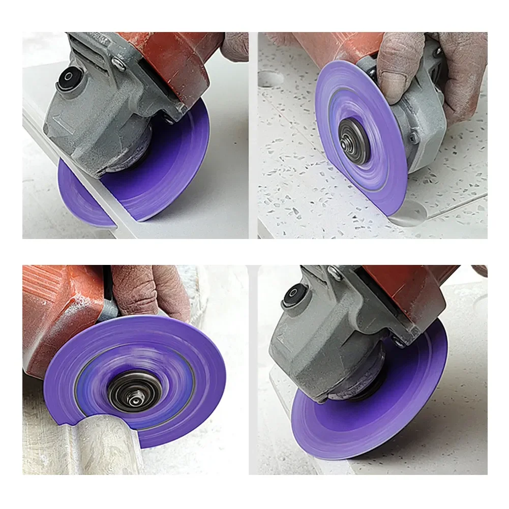 2pcs 100mm Glass Cutting Disc Diamond Marble Saw Blade For 100 Type Angle Grinder Ceramic Jade Glass Tile Cutting Saw Blade