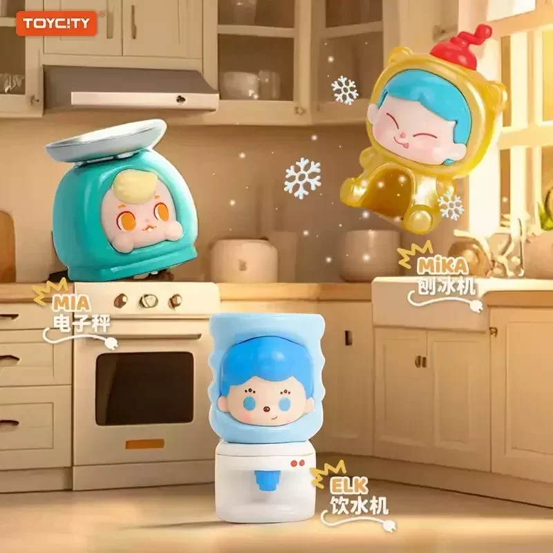 

TOYCITY Electric Cuties Team Series Blind Box Figure Guess Bag Anime Action Ornament Figurines Home Decor Dolls Model Girls
