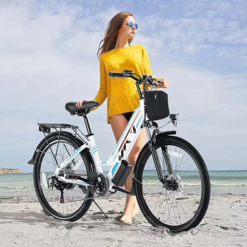 QVivi Electric Bike for Adults with 750W Peak Motor,26