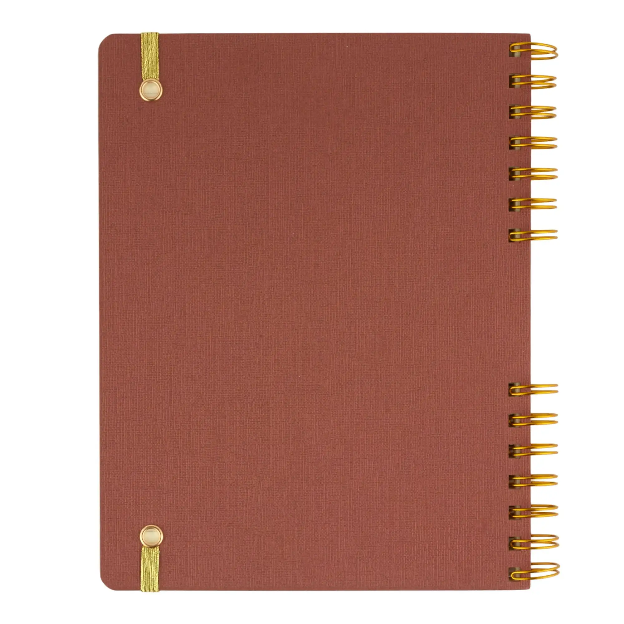 Antimicrobial Linen Textured Hard Cover Journal with Microban, 7.75