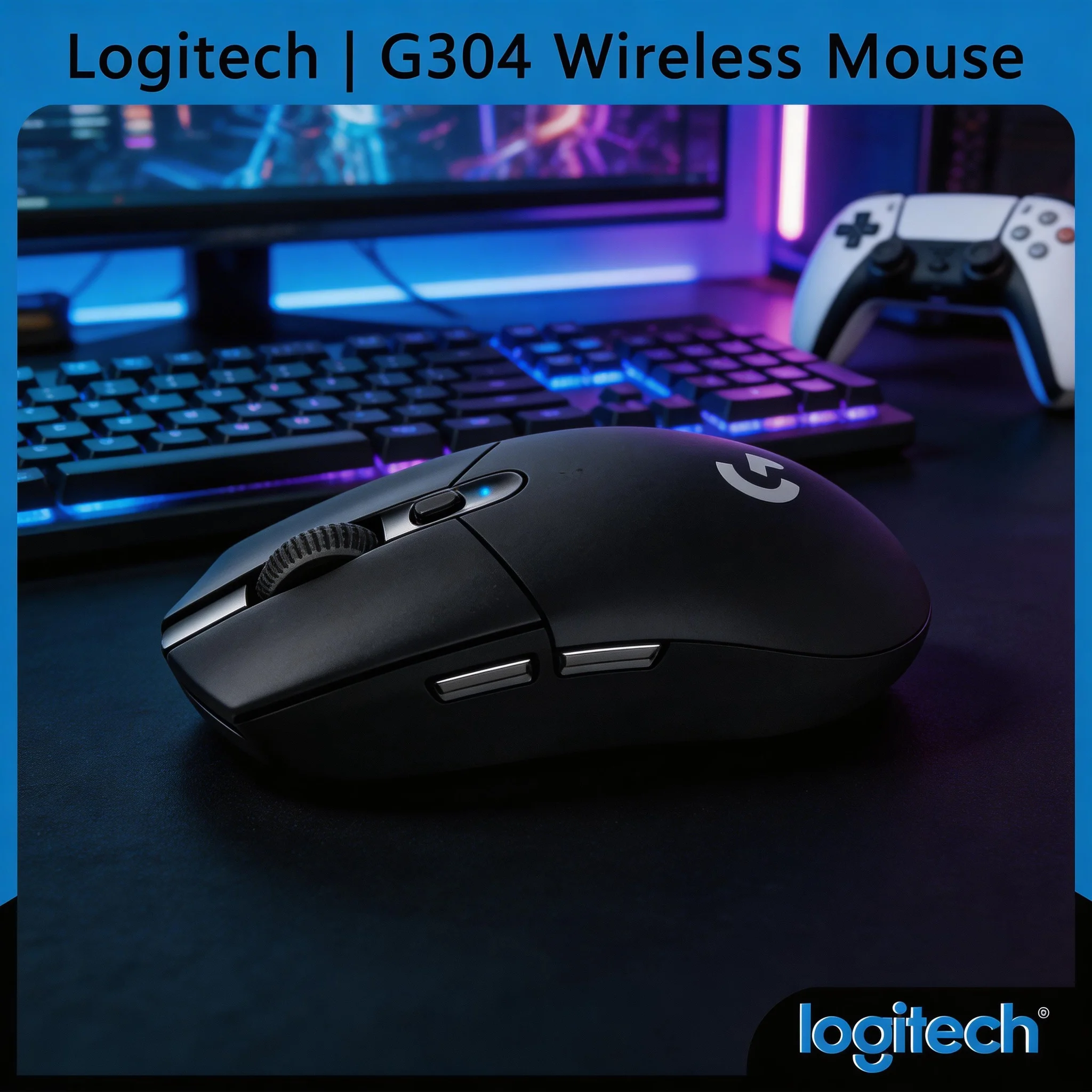 

Беспроводная мышь Logitech G305 G304 All-Rounder с длительным временем автономной работы, 12000 DPI, для дома, офиса, киберспорта и игр, компьютерная периферия