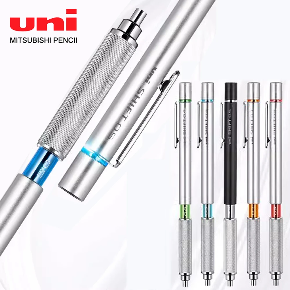 Uni M5-1010 Mechanical Pencil Daul Model Professional 0.3/0.5/0.7/0.9mm lapicero low center of gravity Pencil artículos escolare