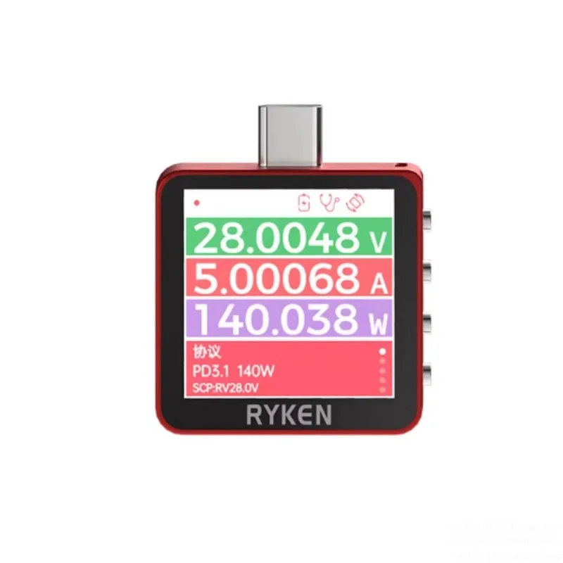 

RK-X3 Ruiken Тестер напряжения и тока USB-тестер быстрой зарядки мобильного телефона
