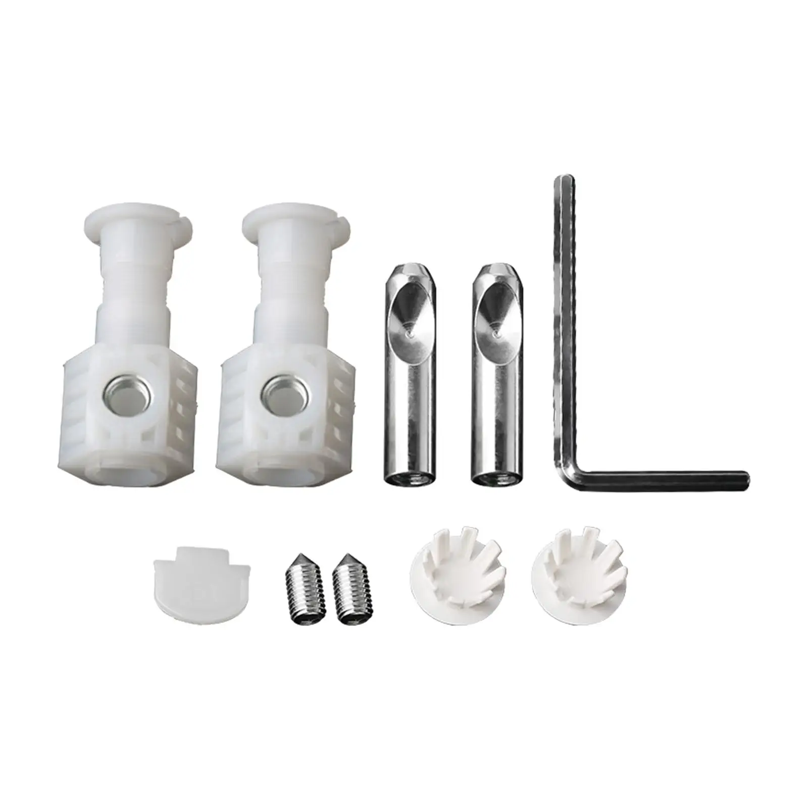 Wall Mounted Toilet Bowls Screws Fittings Fixing Kits Fixing Bolts Maintenance Fixtures Nylon Connector for Household Bathroom