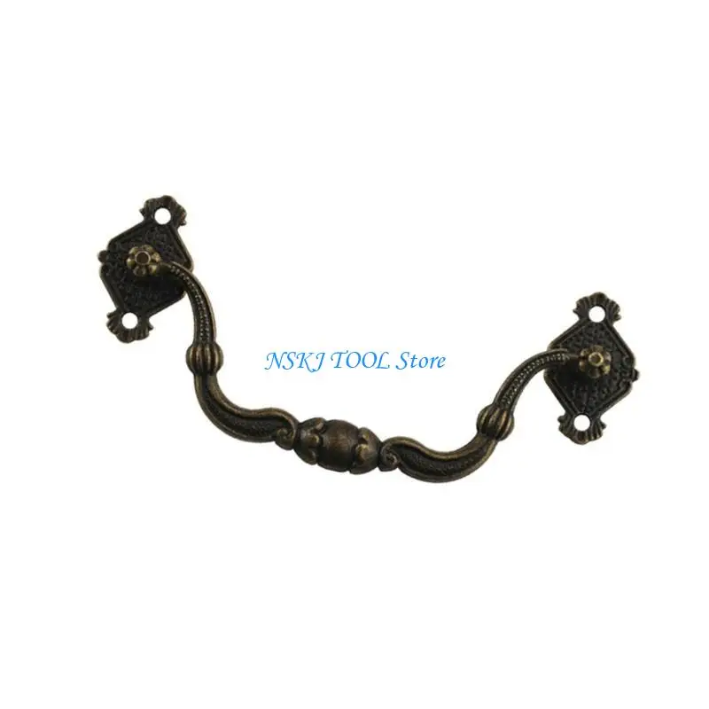 L8RC Drawer Rings Pulls Zincs Alloy Dressers Cupboard Handle Furniture Handle