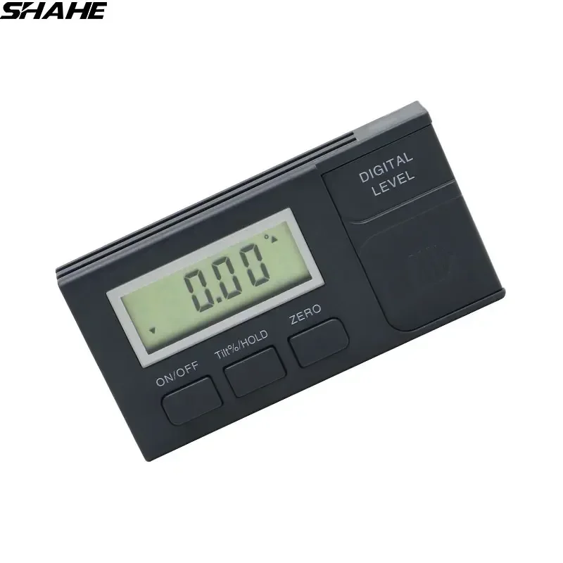 Shahe Digital Angle Gauge 360 Degree Mini Digital Protractor Inclinometer Electronic Level Box Plastic Protractor Measuring Tool