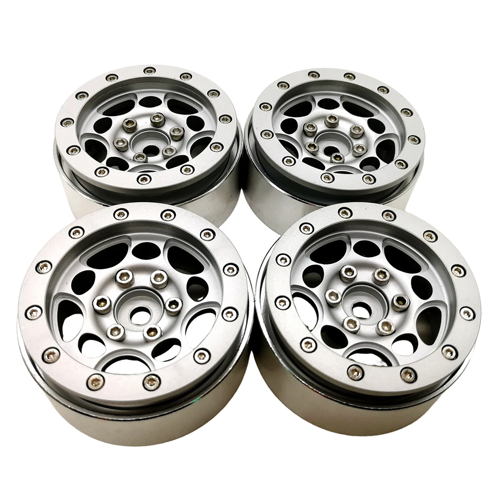 

RCGOFOLLOW Aluminum Alloy Shock-proof Metal Wheel Rims Rc Metal Wheel Rims For 1/10 Rc Metal Wheel Rims GEN8