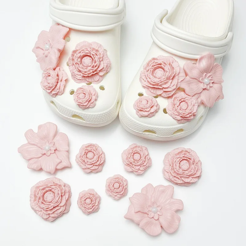 

Hole Shoe Buckle Shoes Accessories DIY 3D Flower Shoes Decorations Fashion New Style Bouquet Classic Flower Shoe