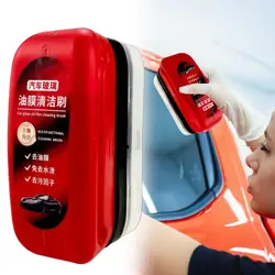 Car Glass Cleaner Cleaning Agent Powerful Windshield Cleaner Car Glass Sponge Cleaning Brush Water Spots Stain Auto Removal Oil