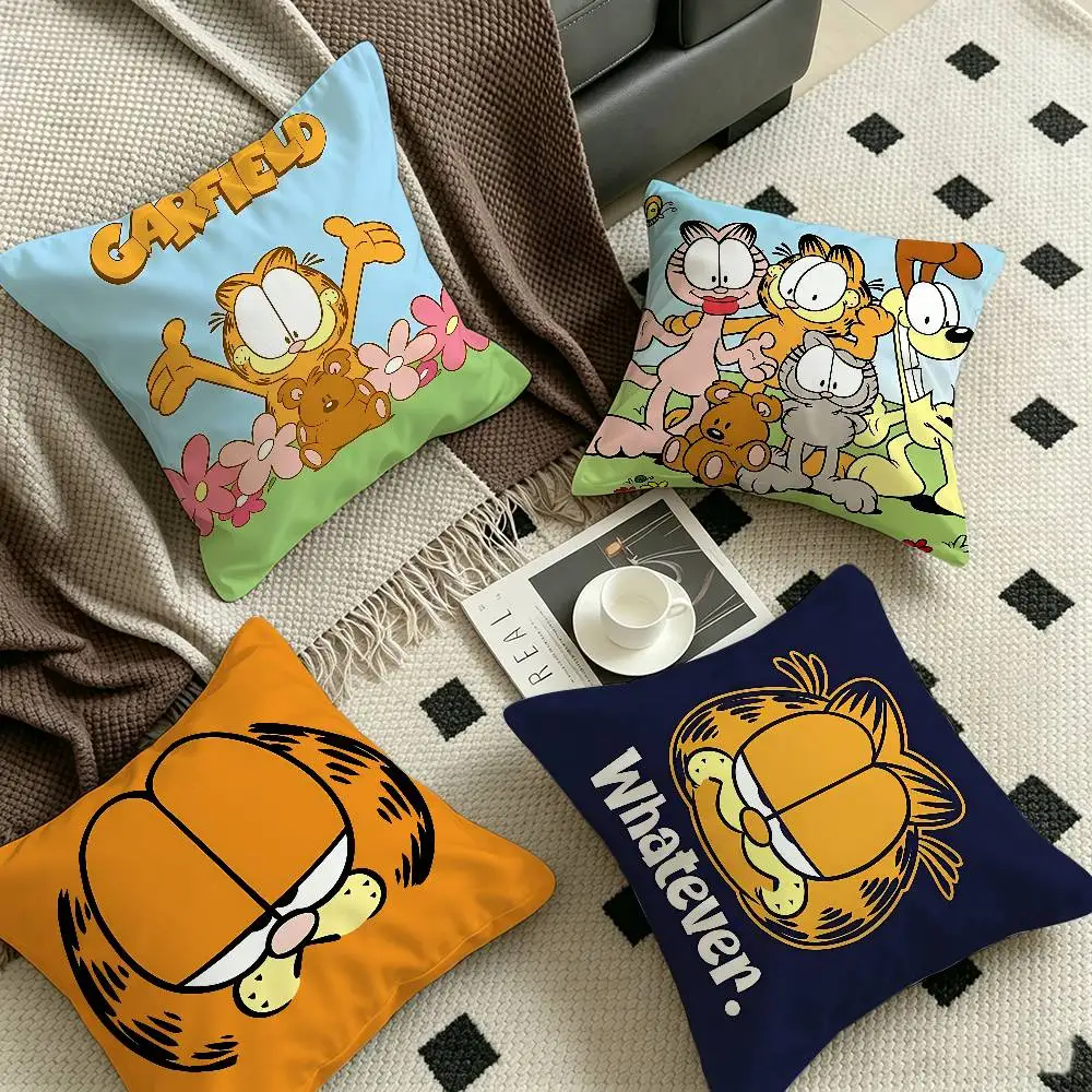 Anime G-GarfieldS-s Cat Pillow Cushion Cover Pillowcase Living Room Sofa Home Decor Customized